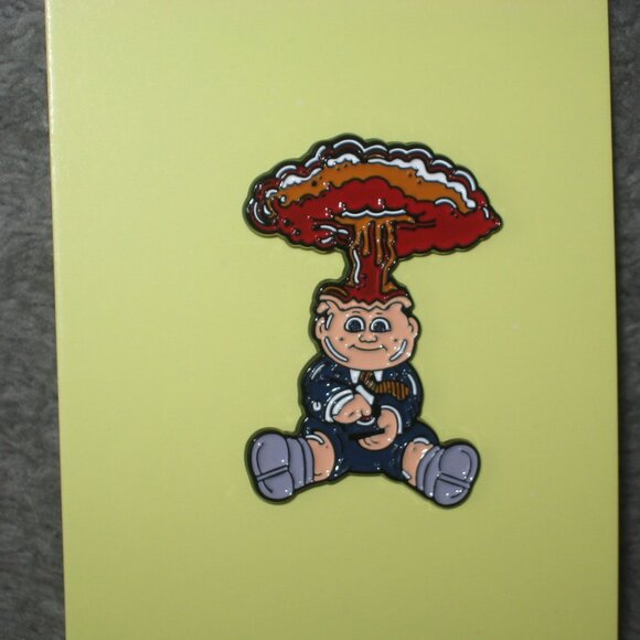 1980s Garbage Pail Kids GPK Adam Bomb Metal Enamel Pin 25108A2 - Picture 6 of 7